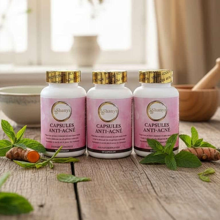 Capsules anti-acné - pack 03 mois